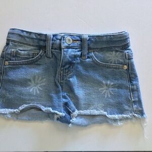 art class Light Blue Denim Shorts with Subtle Texture